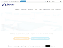 Tablet Screenshot of ingemia.com